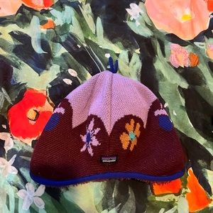 EUC Patagonia baby winter hat size 6M
